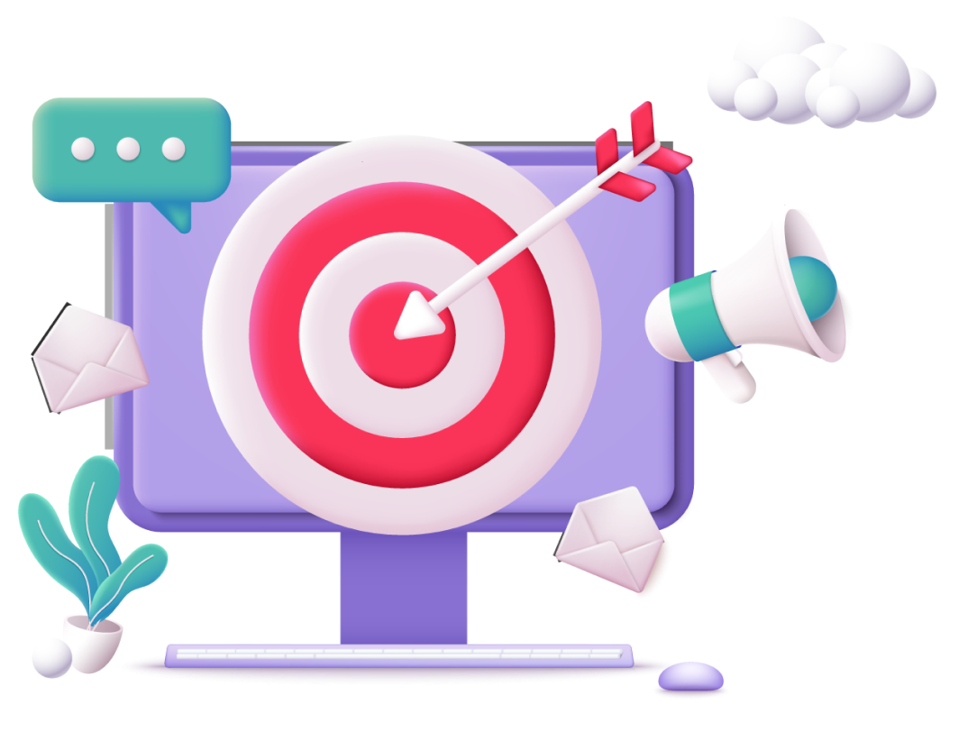 Dynamic illustration of diverse young individuals engaging with financial charts on glowing screens, symbolizing growth and learning with InvestBuddy AI.